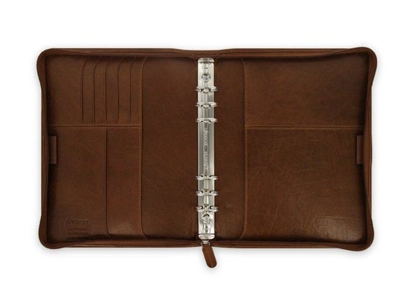 Filofax Lockwood A5 ZIP Cognac
