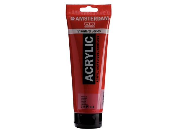 Amsterdam Standard Series akryl-rör Carmine 318