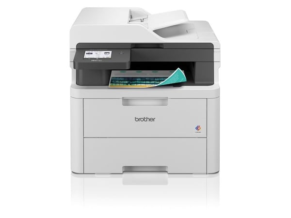 Brother MFC-L3740CDW, LED, Fargeutskrift, 600 x 2400 DPI, A4, Direkte utskrift, Svart, Hvit