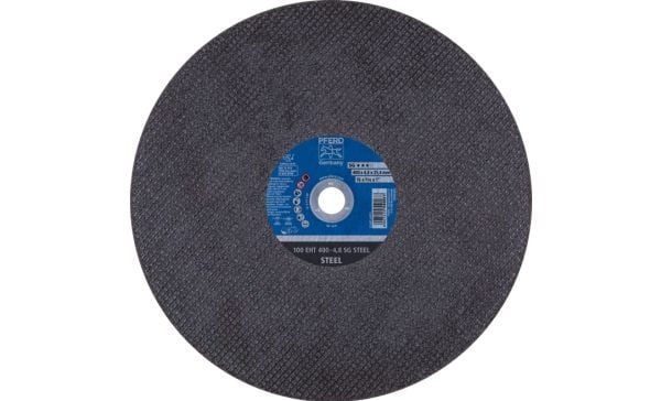 PFERD 100 EHT 400-4,8 SG STEEL/25,4, Teräs, Valurauta, PFERD, 2,54 cm, 40 cm, 4800 rpm, 10 kpl