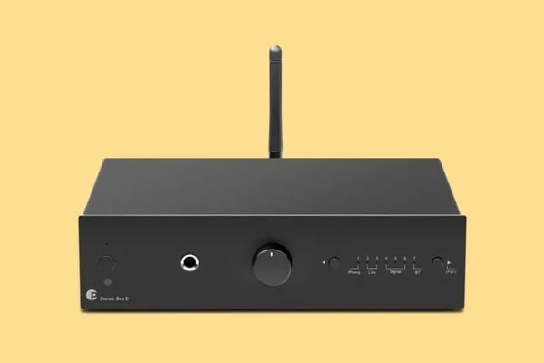 Pro-Ject Colorful Audio System E - Allt-i-ett hifi-system med skivspelare - Satin gelton