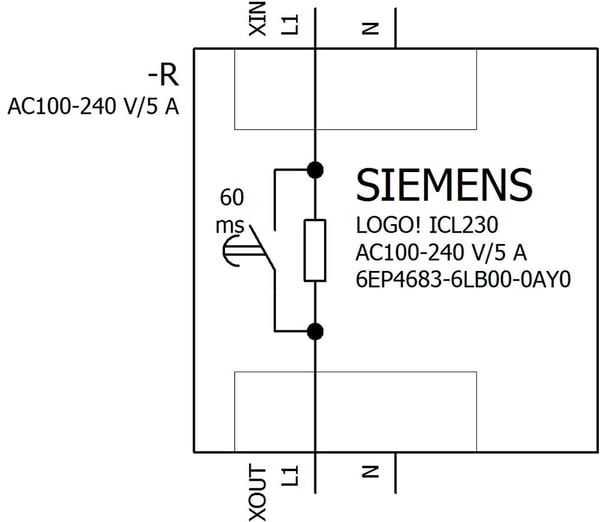 Siemens 6EP4683-6LB00-0AY0 strömförsörjning för DIN-skena (DIN-rail)