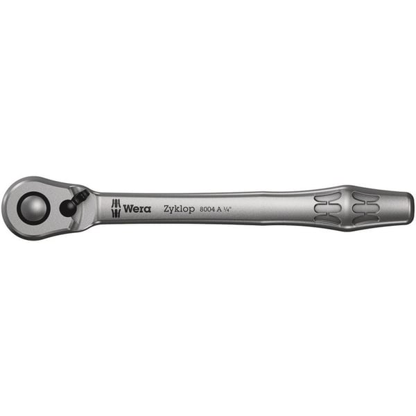Wera 8004 A, Hylsnyckel, 1 styck, Krom, CE, Handtag till hylsnyckel, 1 styck