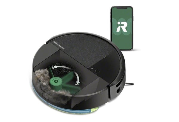 iRobot Roomba 205 DustCompactor robotstøvsuger med gulvmopping - svart