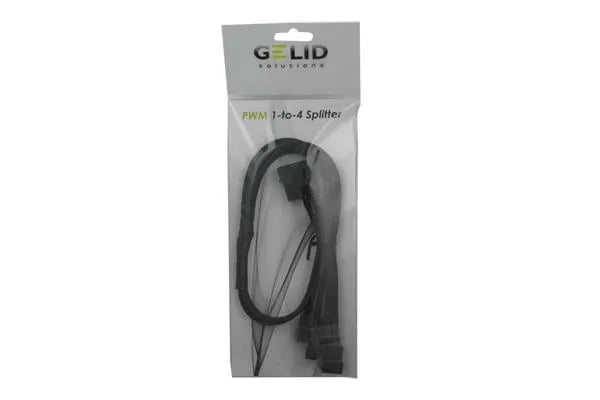 Gelid Solutions CA-PWM-03, 0,42 m, 4 x 4-pin PWM, 4-pin PWM + Molex (4-pin), Hankjønn, Hunkjønn, Rett