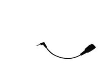 Jabra - Headset-kabel - mikrojack hane till Snabburkoppling hane