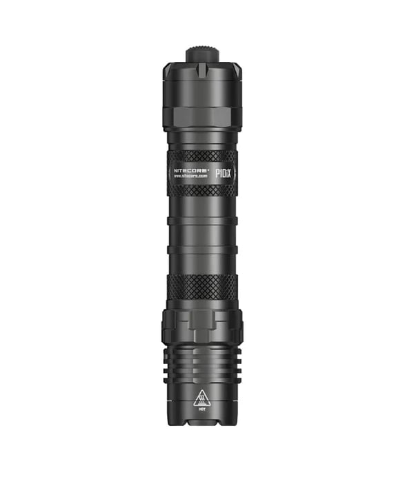Nitecore P10iX, Käsikokoinen taskulamppu, Musta, Alumiini, Painikkeet, 2 m, 1 m