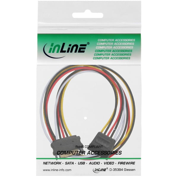 InLine 29651A, 0,3 m, Uros, Naaras, Monivärinen, 300 mm, 18 g