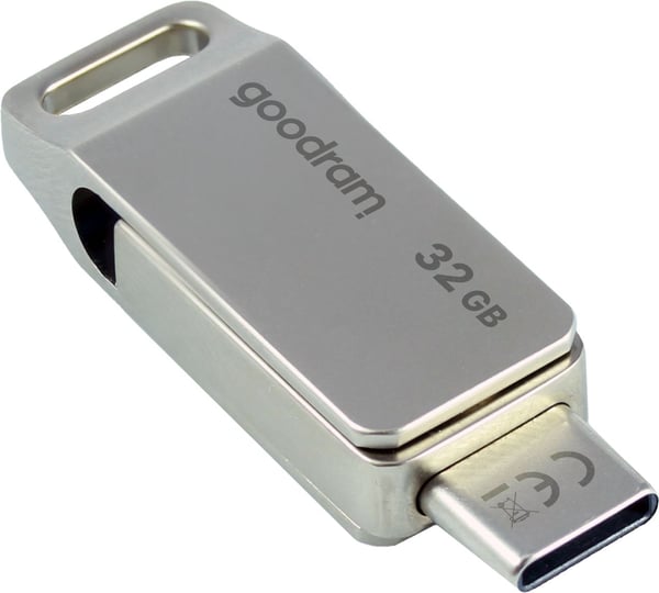 GOODRAM ODA3 - USB-flashstasjon - 32 GB - USB 3.2 Gen 1 / USB-C
