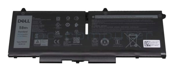 Dell Type FK0VR - Batteri til bærbar PC - oppladbar - litiumion - 3625 mAh