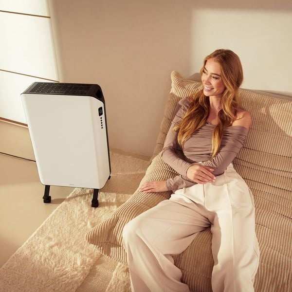 Duux Edge Oil Smart oljefyllt element 2000 W, för rum upp till 20 m², vit