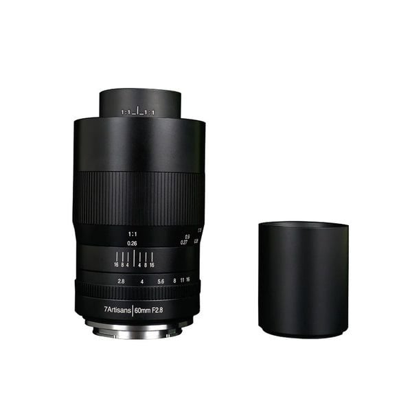7Artisans 60mm f/2.8 APS-C, Makroobjektiv, 8/7, Canon RF