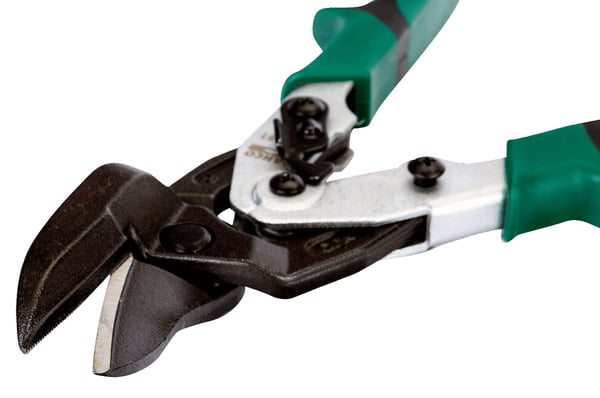 Bahco Painotettu peltisakset, oikeakätinen, pitkä leikkaus max 1,8mm