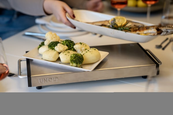 Unold Elena, 1100 W, 220 - 240 V, 50/60 Hz, Type E/F (CEE 7/7), Svart, Rustfritt stål, 1 m