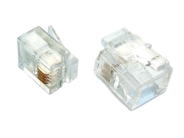 Alantec WT004, RJ11, Transparent, Hane, Rak, Plast