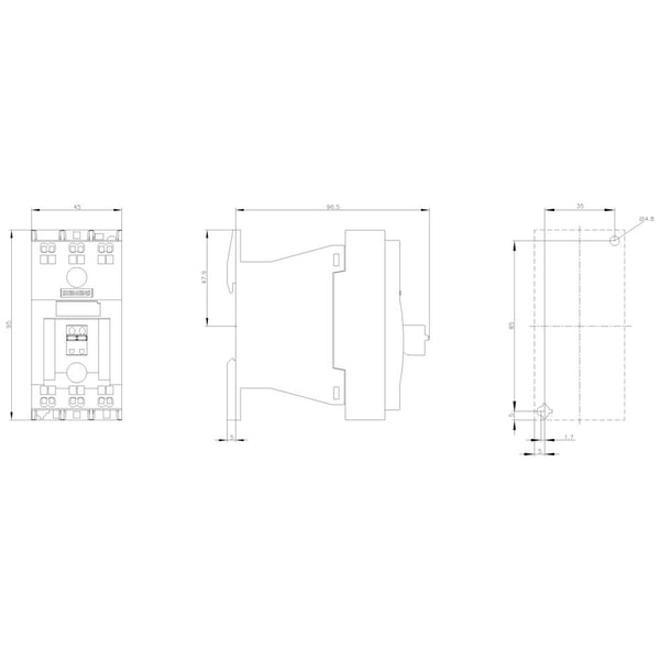 Siemens 3RF3405-2BB26 Halvlederkontaktor 2 x sluttekontakt 2.7 A 1 stk 1 stk