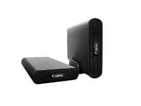 Fantec DB-AluAir U2e, HDD-kotelo, 3.5", SATA, 3 Gbit/s, USB-liitettävyys, Musta