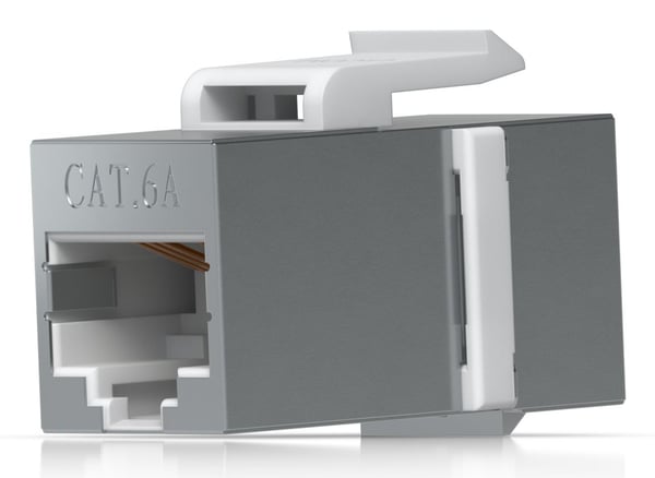 Ubiquiti UACC-Keystone-Coupler-C6A RJ-45-keystone-jatkoliitin Cat6A, 12 kpl