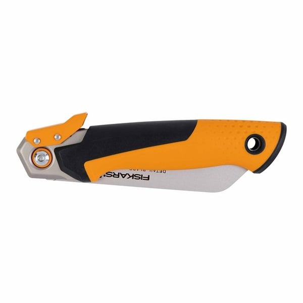 Fiskars Pro PowerTooth, Oksasaha, Puu, Musta, Hopea, Keltainen, Musta, Keltainen, 15 cm, 208 mm