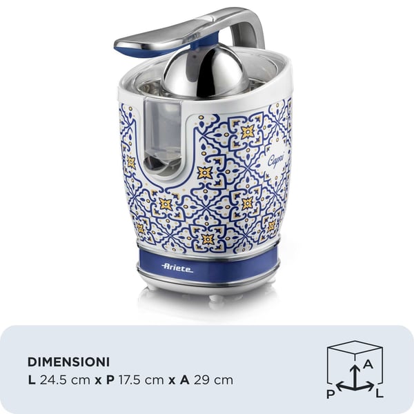 Ariete 0413/0C, Valkoinen, Vaaleansininen, 0,6 L, Metalli, Metalli, 85 W, 220-240 V