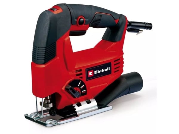 Einhell TC-JS 80/1 Kit, Kaarikahva, musta, Punainen, 45°, Muovi, Terästä, Puu, 3000 spm, 8 cm