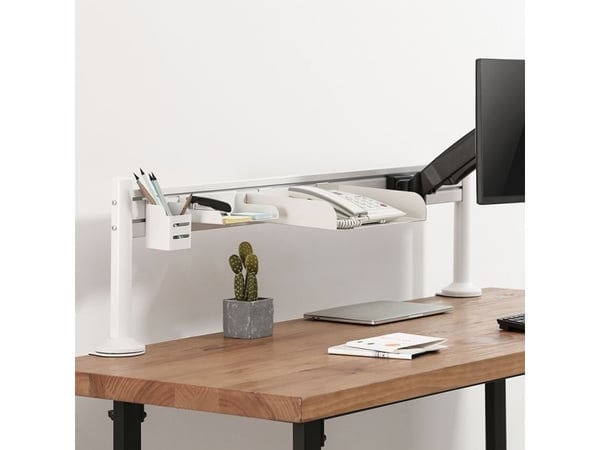 LogiLink EO0019-7, Sporveggfilholder, Hvit, Stål, 3 kg, 120 mm, 180 mm