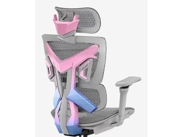 Anda Seat X-Air Pro, Verkkoistuin, Verkotettu selkänoja, Harmaa, Sininen, Harmaa, Vaaleanpunainen, Violetti, Verkko, Verkko
