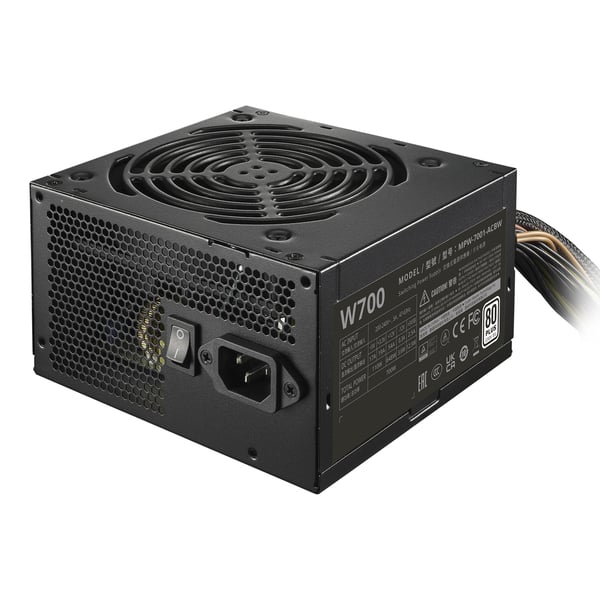 Cooler Master Elite NEX W700 - Strømforsyning (intern) - ATX12V 2.41/ EPS12V - 80 Plus White - AC 200-240 V - 700 watt - aktiv PFC