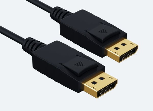 MicroConnect - DisplayPort-kabel - DisplayPort (hann) rett til DisplayPort (hann) rett - DisplayPort 1.4 - 3 m - Lydreturkanal (ARC), 4K 60Hz støtt...