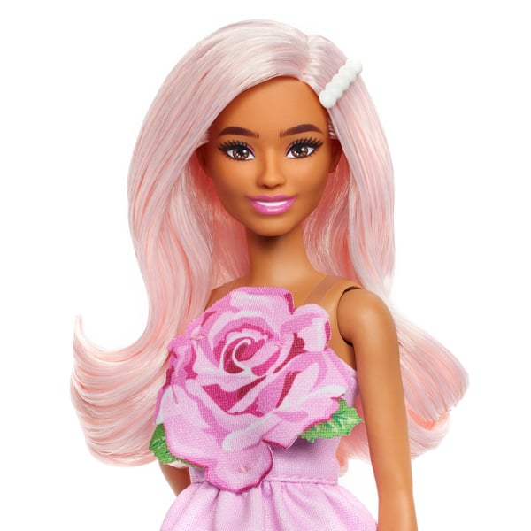 Barbie Fashionista-docka rosa klänning