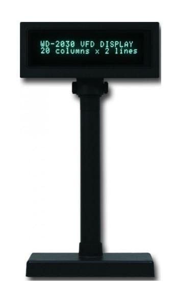 Capture WD-2030 B - Kundeskjerm - 700 cd/m² - USB - svart - USB
