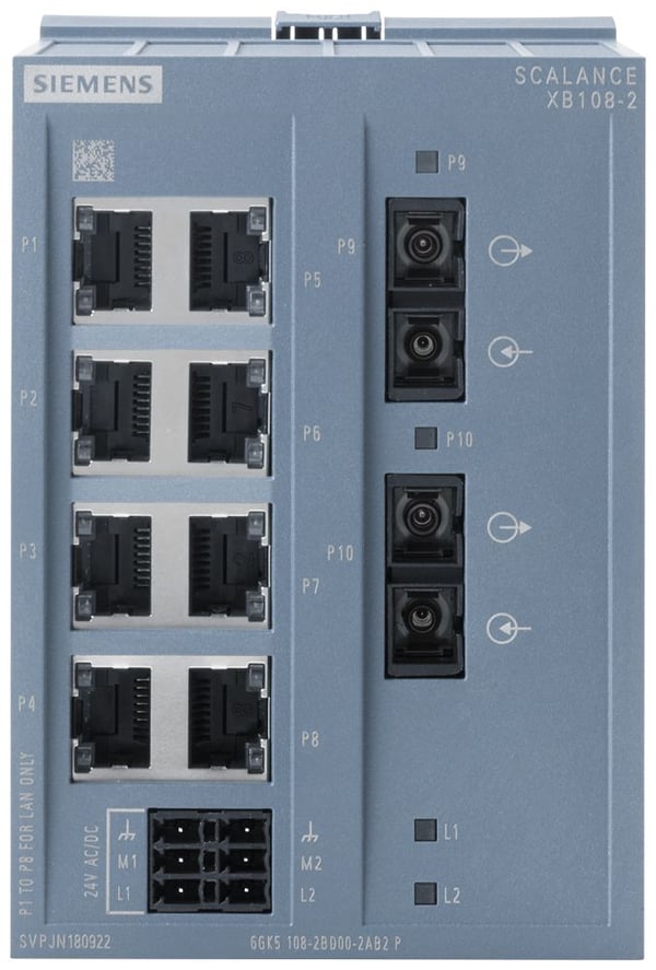 Siemens 6GK5108-2BD00-2AB2, Hallitsematon