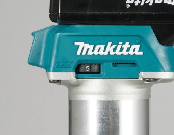 Makita DRT50 - Trim router - trådløs - flens 8 mm - uten batteri - 18 V - SOLO