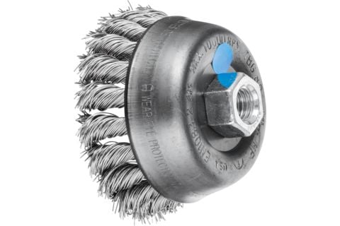 PFERD 43306044, Kopp stålbørste, 8 cm, 10000 RPM, 5 stykker