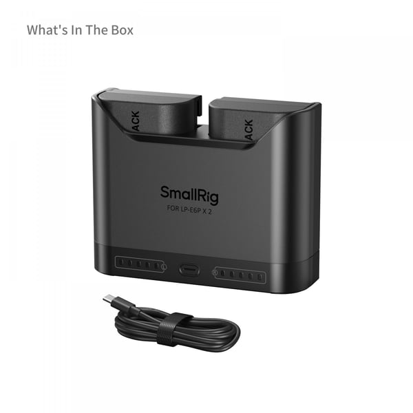 SmallRig 5485 hurtigladesett for LP-E6P-kamerabatterier