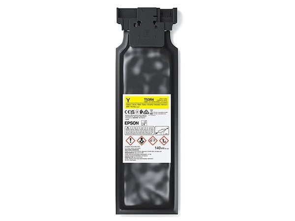Epson T53R4 - 140 ml - gul - original - blære med RF/lyd-alarm - blekkpakke - for P/N: C11CK69301A0, C11CK69301B0