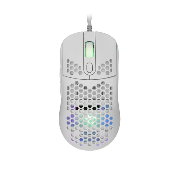 White Shark GALAHAD White, Molempikätinen, Optinen, USB A-tyyppi, 7200 DPI, Valkoinen