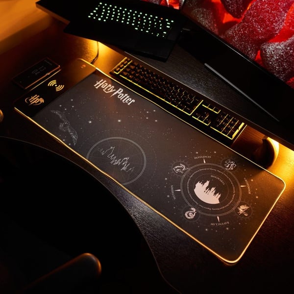 Numskull Games 154920, Sort, Flerfarget, Rød, Bilde, USB-strøm, Antiskliunderlag, Musematte til gaming