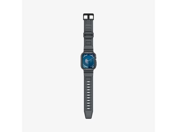 Spigen Rugged Armor Pro, Box, SmartWatch, Harmaa, Apple, Kello (45mm), Termoplastinen polyuretaani (TPU)