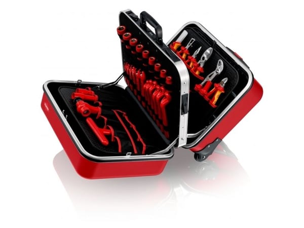 Knipex 98 99 15, Svart, Rød, Akrylnitrilbutadienstyren, Aluminium, 490 x 210 x 370 mm, 520 mm, 290 mm, 435 mm