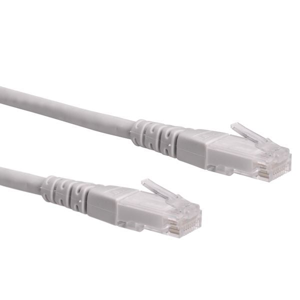Roline - Koblingskabel - RJ-45 (hann) til RJ-45 (hann) - 1 m - UTP - CAT 6 - grå