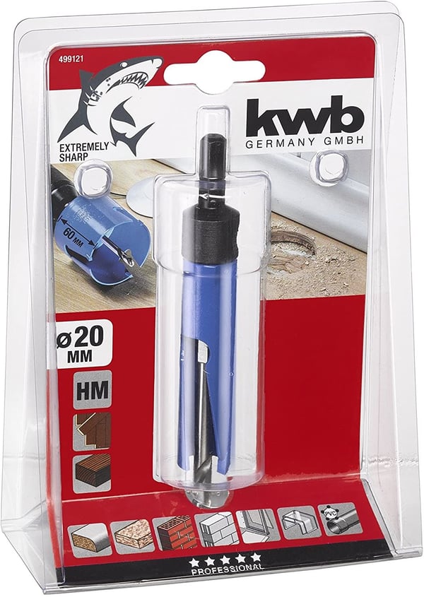 kwb ?499121, Single/enkelt, Drill, Metall, 360 g, 1 stykker, 1 stykker