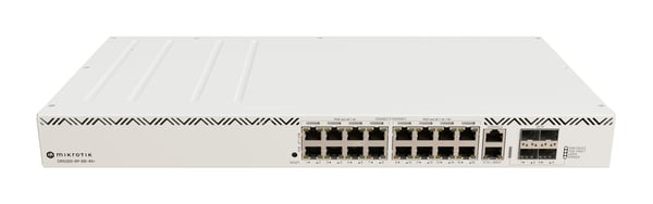MikroTik CRS320-8P-8B-4S+RM - Switch - smart - 17 x 10/100/1000 (PoE++) + 4 x combo 2,5/10 Gigabit SFP+ - stasjonær, rackmonterbar - PoE++ (963 W)