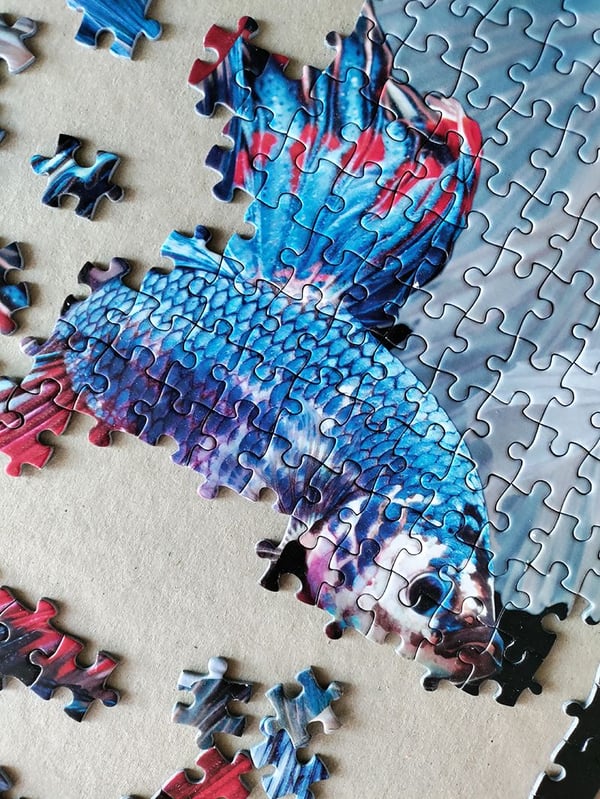 Tactic Puzzle Lovers Fighting Fish 1000 pcs puzzle