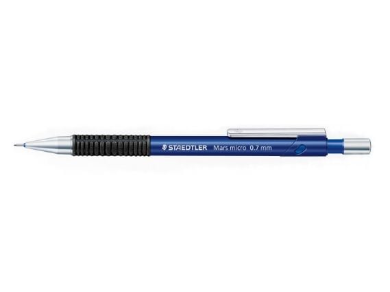 Pencil Mars Micro blå 0,7mm (10 stk.)