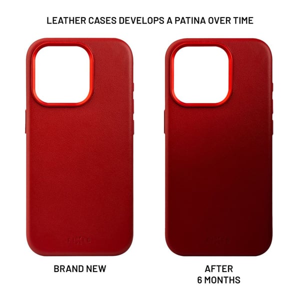 FIXED MagLeather, Etui, Apple, iPhone 15 Plus, 17 cm (6.7"), Rød