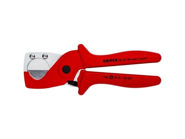 Knipex 90 25 185, Rørkutter, Stål, Plastikk, Rød, 1,2 cm, 18,5 cm