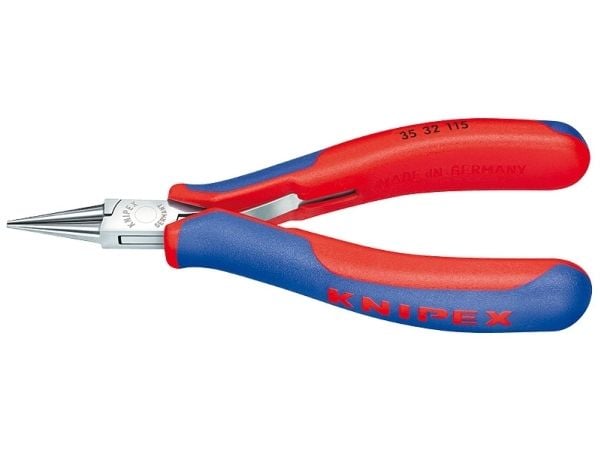 Knipex 35 32 115, Nåltänger, 1 mm, 2,25 cm, Stål, Blå, Röd, 115 mm