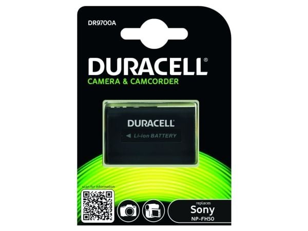 Duracell Li-Ion Battery 700mAh for Sony NP-FH30/NP-FH40/NP-FH50
