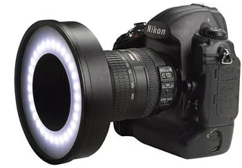 Kaiser KR 90 Ring Light - Kamerabelysning - 1 huvuden x 30 lampa - LED - DC
